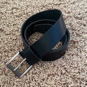 Men’s 1901 Leather Belt Black Size 34